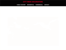 Tablet Screenshot of citywidedecorators.com